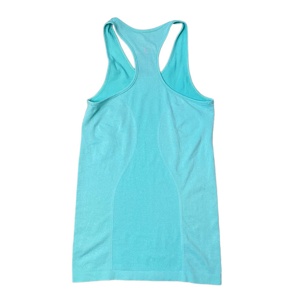 Zyia Active Seamless Racerback Tank Top Sleeveless Teal Size Small - Picture 2 of 7